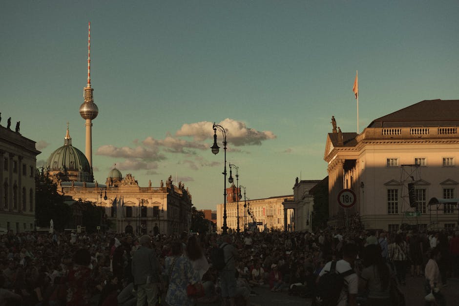 berlin street fashion crowd urban