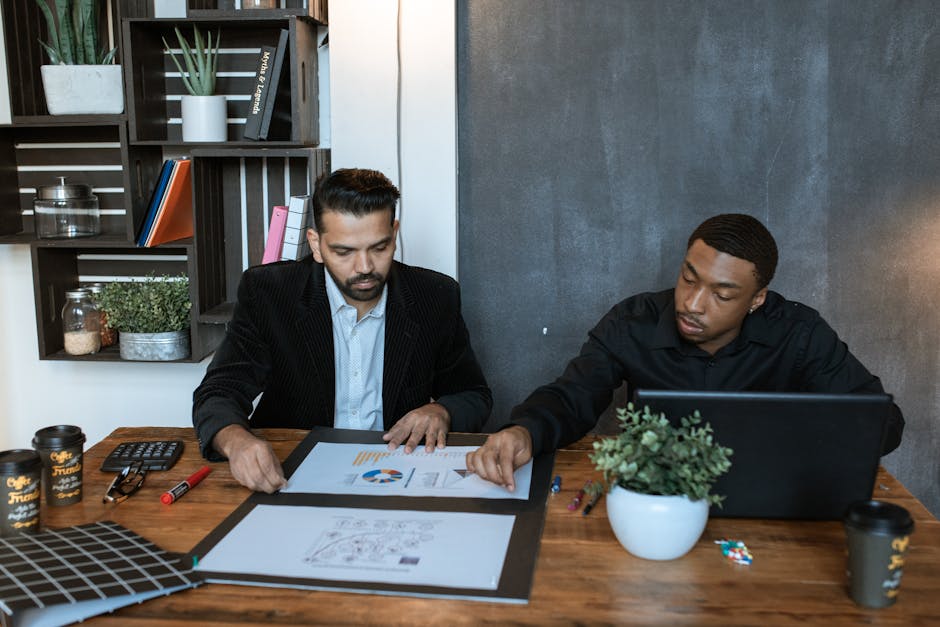 brazilian entrepreneurs working at desk