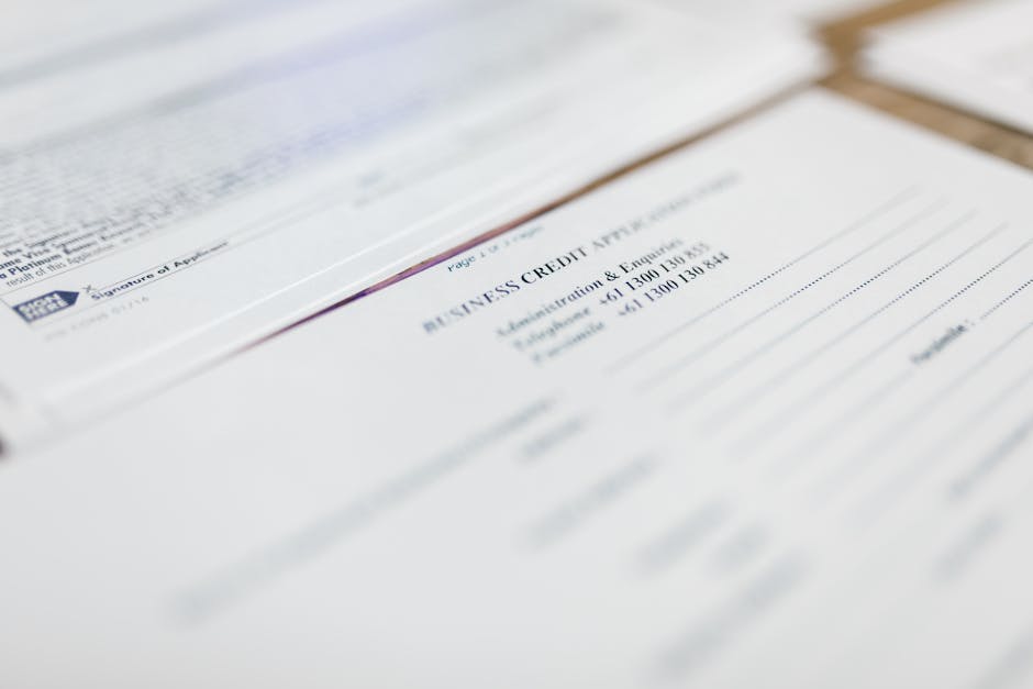 business grant application documentation