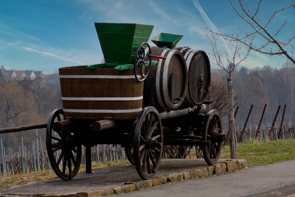 cart with German products