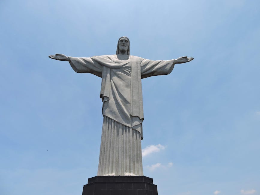 Christ the Redeemer monument with Rio skyline