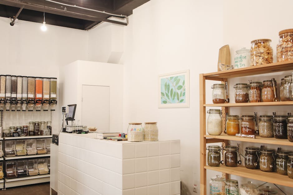 colorful ethical fashion store interior