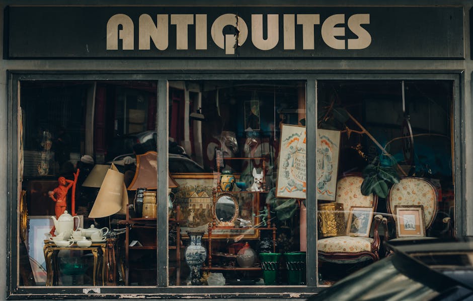 colorful vintage dresses in paris shop
