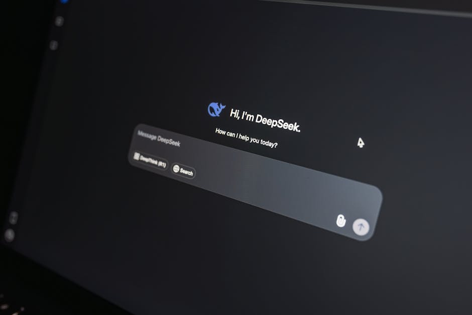 CRM dashboard on computer screen showing customer chat interface