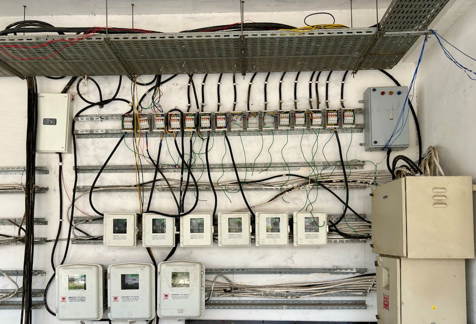 European electrical panel with smart wiring