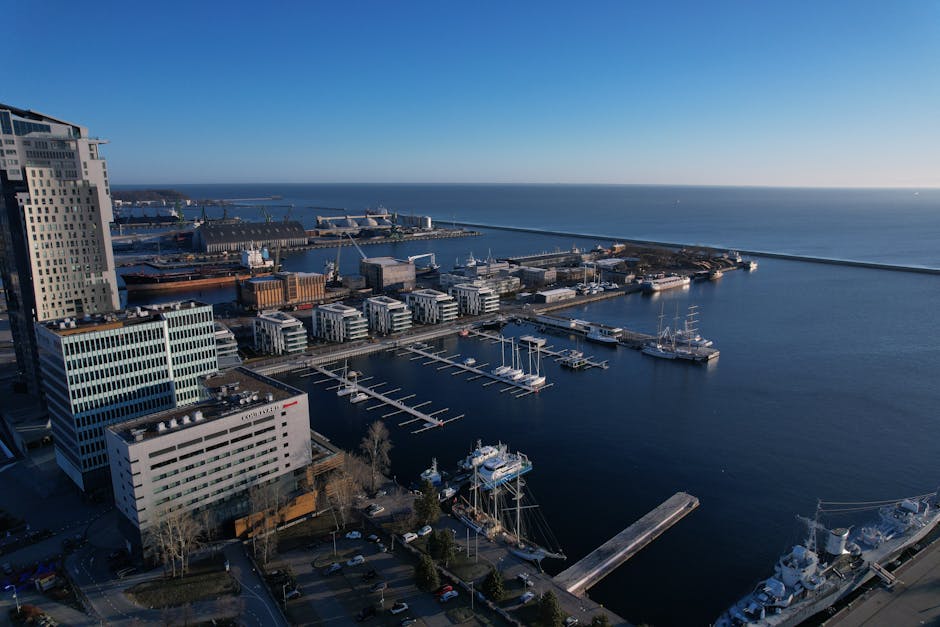 Gdynia modernist architecture waterfront Poland