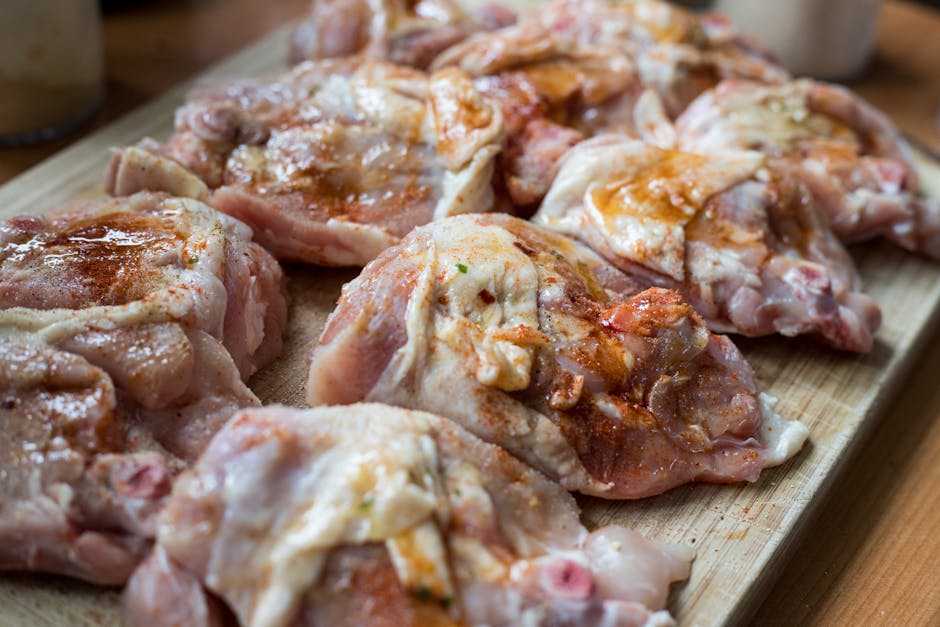 german spices and ingredients for marinating meat