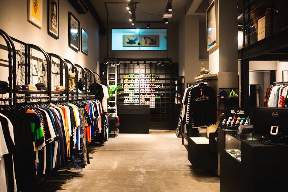 German urban streetwear clothing rack