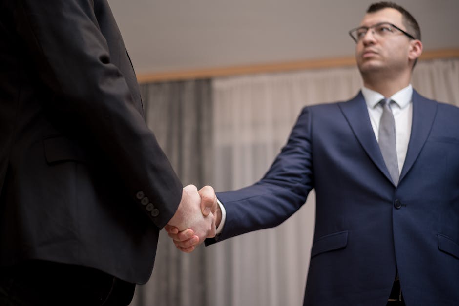 handshake between business partners