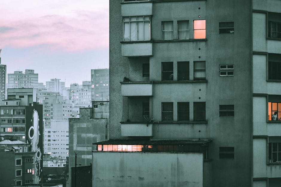 Modern apartment building in Sao Paulo