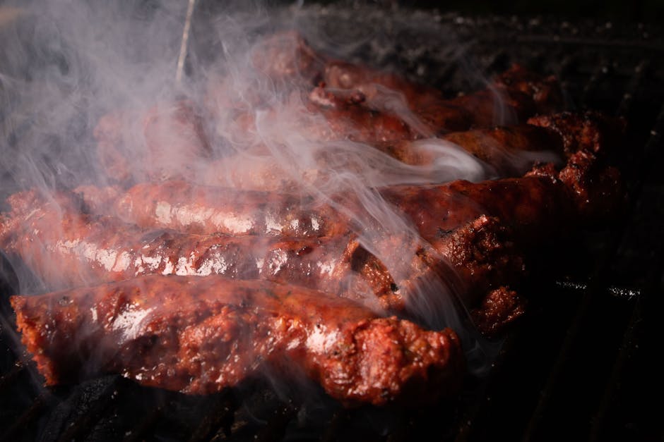 Moroccan merguez sausage grilled