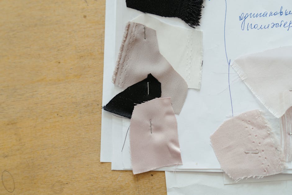 Polish designer clothing atelier sewing