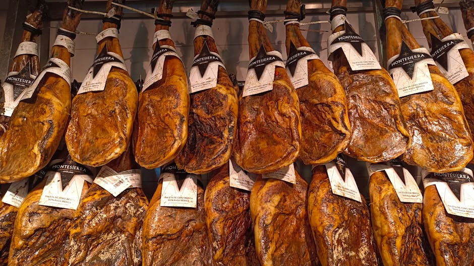 Spanish ham comparison quality levels