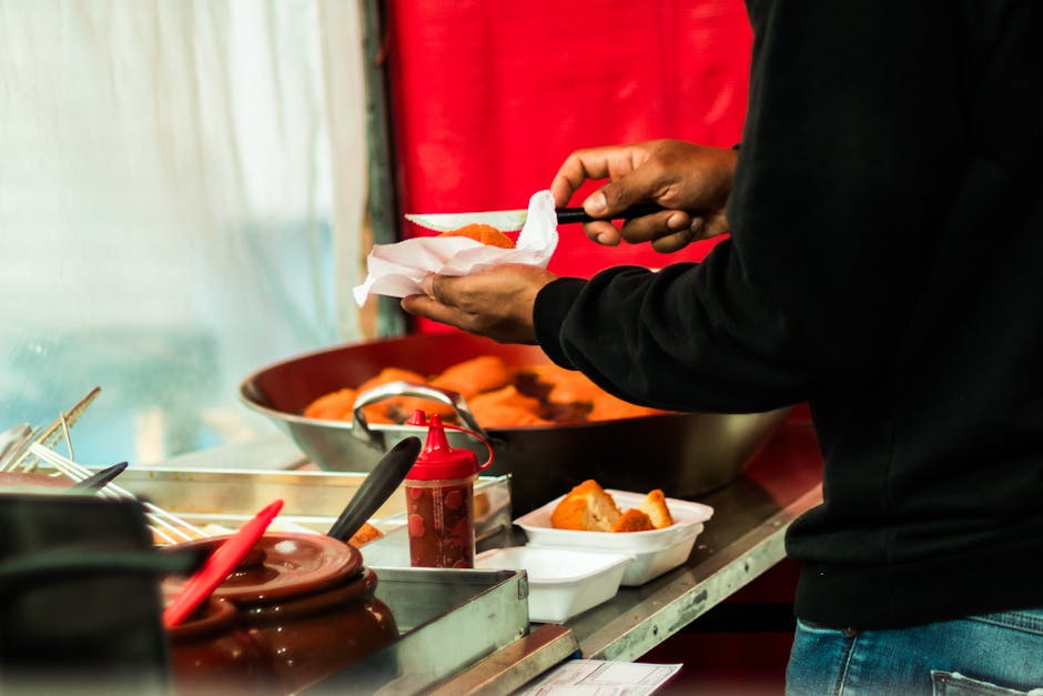 traditional Brazilian food vendor