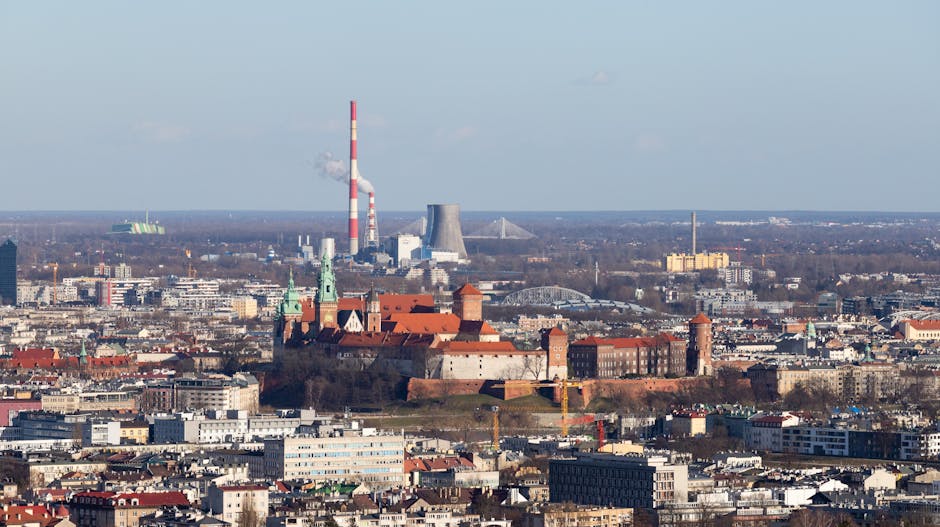 Wawel Castle aerial view