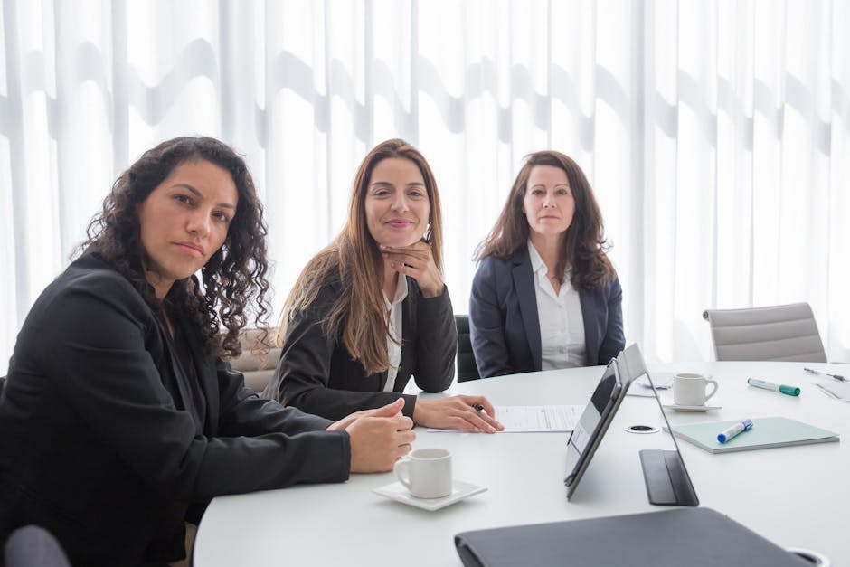 women professional suit Barcelona meeting
