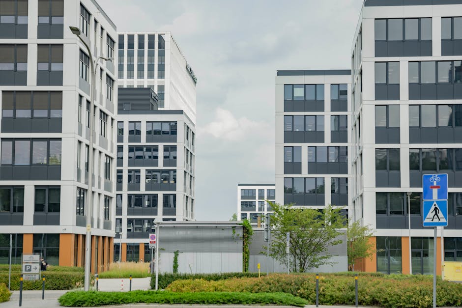 Wroclaw modern office building Poland